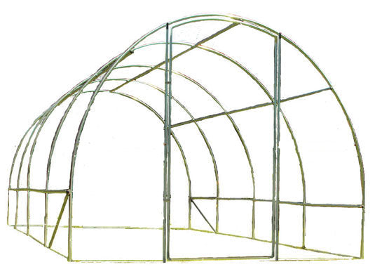 4m x 3m Pro+ Poly Tunnel Frame Only Main Image