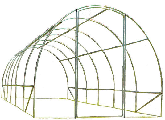 6m x 3m Pro+ Poly Tunnel Frame Only Main Image