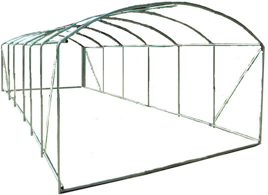 8m x 3.5m Pro Max Poly Tunnel Frame Only Main Image
