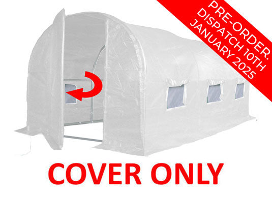 4m x 2m Pro+ White Poly Tunnel Replacement Cover Pre-Order Main Image