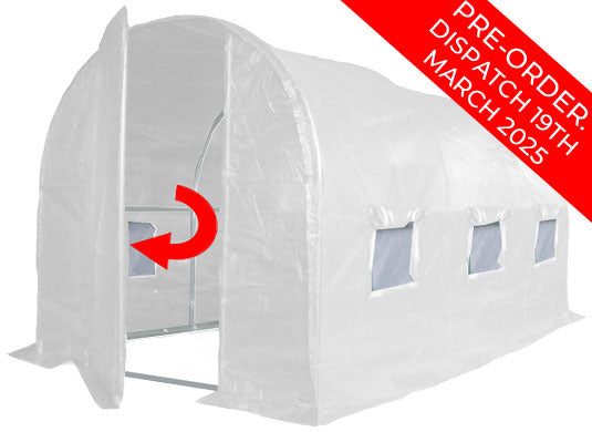 4m x 2m Pro+ White Poly Tunnel Pre Order