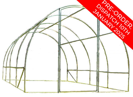 4m x 3m Pro+ Poly Tunnel Frame Only  Pre-Order Main Image