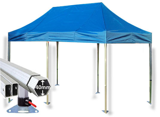 3m x 6m Extreme 40 Instant Shelter Royal Blue Main Image