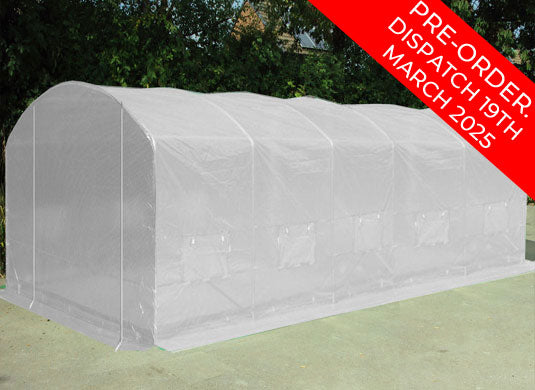 6m x 3.5m Pro Max White Poly Tunnel Pre Order