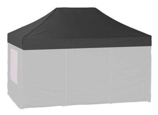 3m x 2m Trader-Max 30 Instant Shelter Replacement Canopy Black Main Image