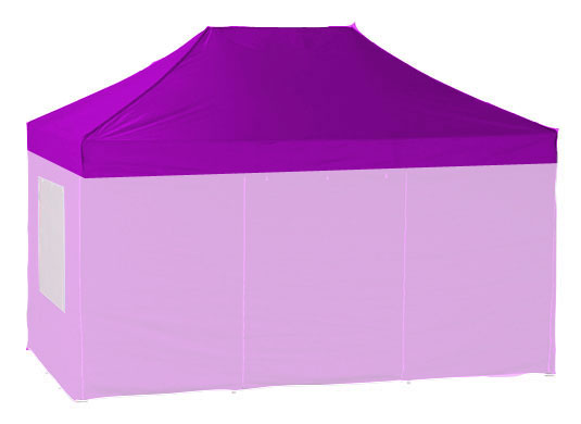 3m x 2m Compact 40 Instant Shelter Replacement Canopy Purple Main Image