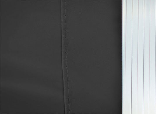 3m x 3m Compact 40 Instant Shelter Sidewalls Black Image 3
