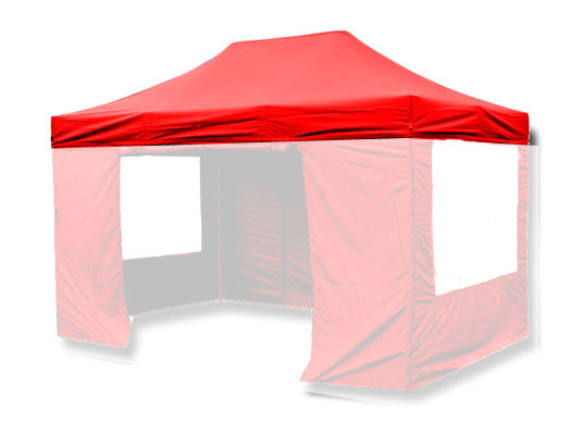 3m x 4.5m Trader-Max 30 Instant Shelter Replacement Canopy Red Main Image