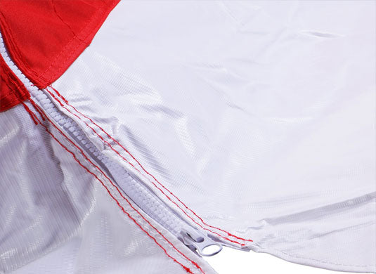 8m x 4m Extreme 50 Instant Shelter Sidewalls Red/White Image 6