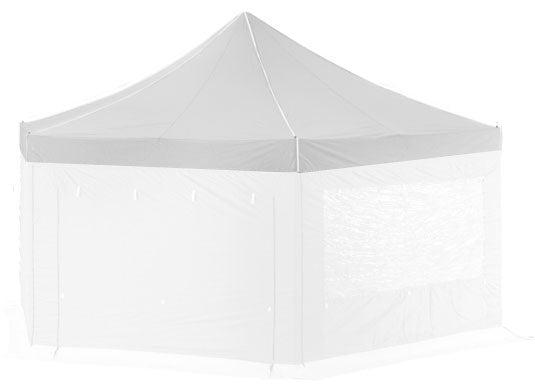 6m Extreme 50 Hexagonal Instant Shelter Replacement Canopy Silver Main Image